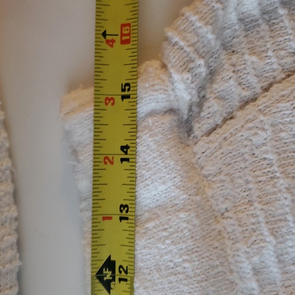 Free People Beach Carter Sweater Shorts Set Size Large Cotton Blend BoHo Beachy - Picture 16 of 16